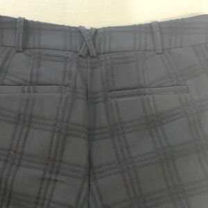 Anthropologie women’s black on black patterned pants